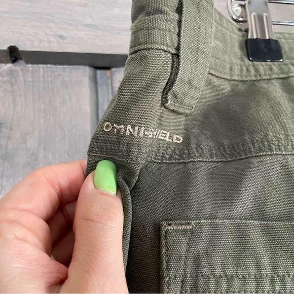 Columbia Men’s Olive Green Cargo Short Size 38 L 9‎ 100% cotton Omni-shield - Picture 6 of 9